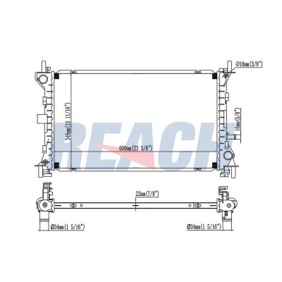 Su Radyatörü  Ford Focus S.Wagon (CAK)(1998->)  BSG 44-520-001