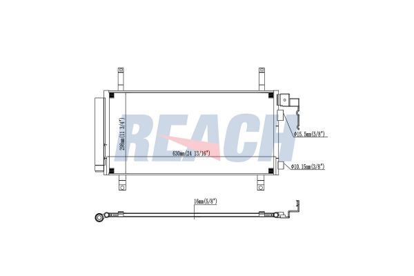 Klima Radyatörü  DENSO DCN44006