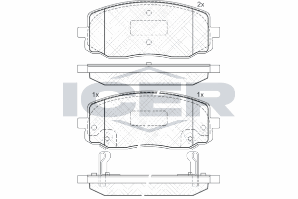 Fren Disk Balata Ön Kia Picanto (SA)(2004->)  MAGNETI MARELLI 323700016700