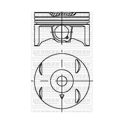 Piston (81.00MM-0.50)  YENMAK 31-04006-050