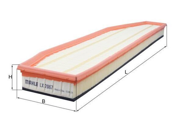 Hava Filtresi  BMW X3 Serisi (E83)(09.2003->)  MAHLE LX 2067