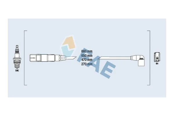 Buji Kablosu  Volkswagen Sharan (7M6/7M9)(04.2000->2010)  ÜNÜVAR 5018