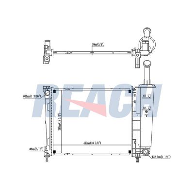 Su Radyatörü  DENSO DRM13016