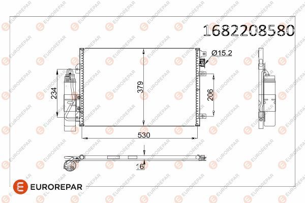 Klima Radyatörü  EUROREPAR 1682208580