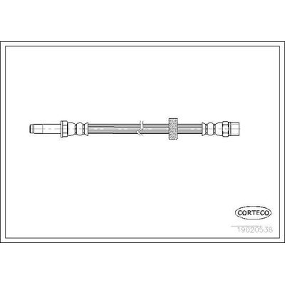 Fren Hortumu Ön Sağ veya Sol FROW 704.1117.001