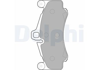 Fren Disk Balata Ön DELPHI LP2232   98035193900 99635194800 99735194701 99735194802 99735194890 99735194891AK:RK:MK: 99735194891 997 351 948 91 99735194892