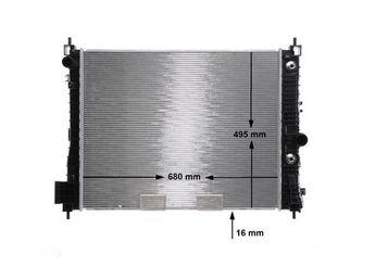 Su Radyatörü  MAHLE CR 2263 000S  5N0121253N 1300366 42361595 42418327 94552135