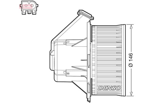 Kalorifer Motoru  DENSO DEA17032