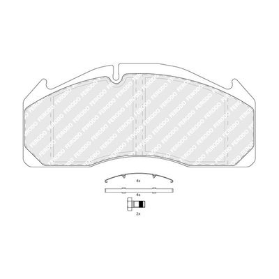 Fren Disk Balata Ön WEGER 10101BS