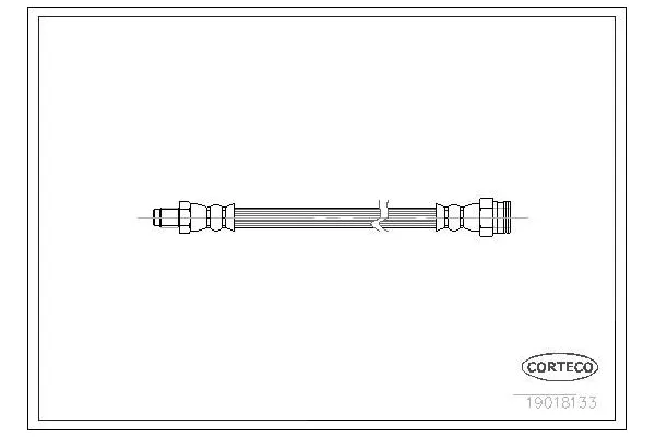 Fren Hortumu Arka Sağ veya Sol Alfa Romeo 146 (1995->)  MGA 511081