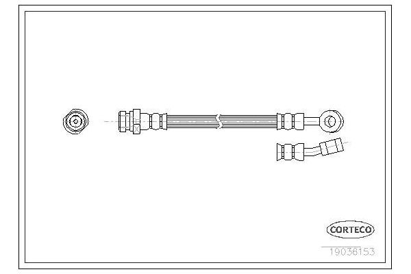 Fren Hortumu Arka Sağ SWAPP 40408