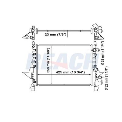 Su Radyatörü  KALE 0523232AL
