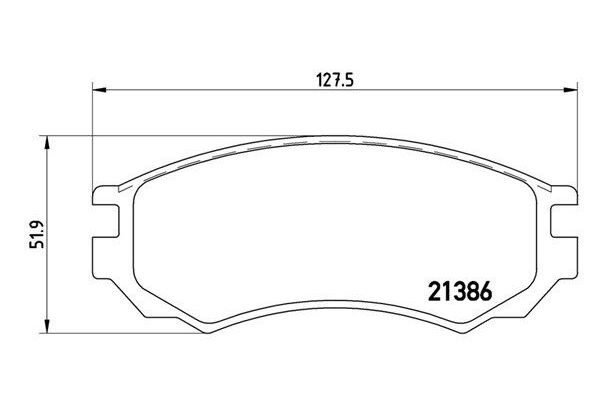 Fren Disk Balata Ön Nissan 100 NX (B13)(11.1990->)  MAGNETI MARELLI 363700456028