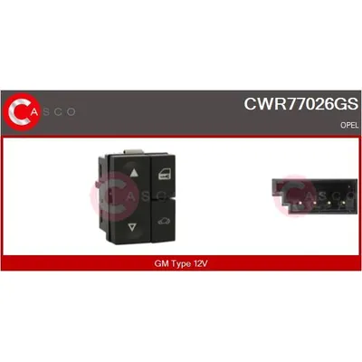 Cam Açma Düğmesi Ön Sağ Opel Signum (2003->)  PSA ORJINAL 24436378