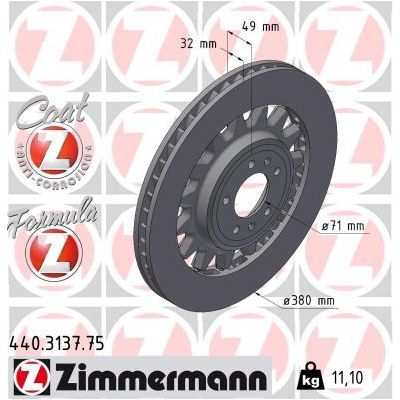 Fren Disk Ayna Ön Sol Peugeot 308 (07.2013->)  PSA ORJINAL 9812403980