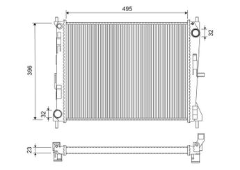 Klima Radyatörü  VALEO 732903  8200138738 21410AY600 8200365427 21410-AY600