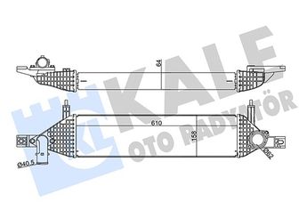 Turbo Radyatörü  MGA 80346  14461BB50B 14461BB50A