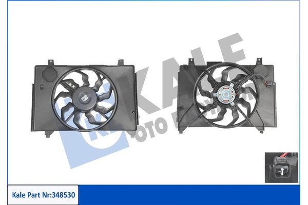 Radyatör Fan ve Motoru  KALE 348530