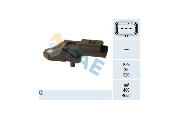 MAP Sensörü  Ford Fiesta (CB1)(2008->)  NGK 95311