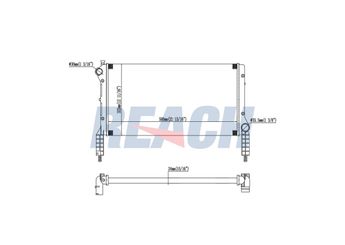 Su Radyatörü  MADE IN TAIWAN EJ738005AG  46803028 46749000 46749003 46803031 46803032