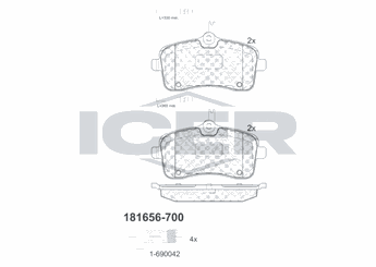 Fren Disk Balata Ön EUROREPAR 1617259480  1617259480 1611456580 16 114 565 80 16 172 594 80 425277 4252.77 425335 4253.35 425347 4253.47 425422 4254.22 E172236 8660004761 86 60 004 761 8671016741 86 71 016 741