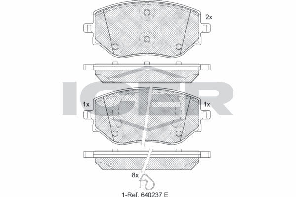 Fren Disk Balata Ön Renault Taliant (2021->)  AYD 60226A