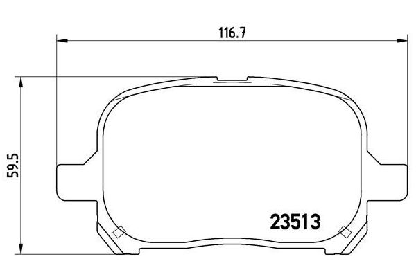 Fren Disk Balata Ön BREMBO P 83 040