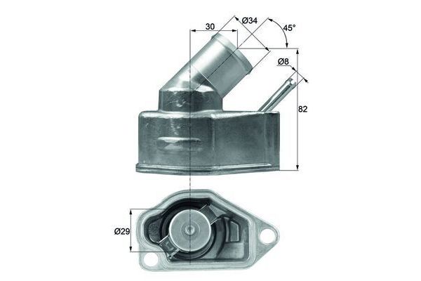 Termostat Gövdesi  MAHLE TI 10 92