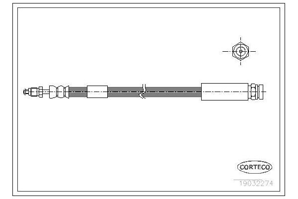 Fren Hortumu Arka Sağ veya Sol OSSCA BRSFH31001