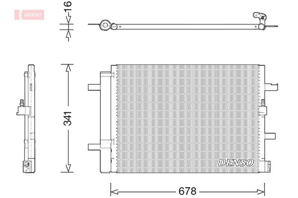 Klima Radyatörü  Audi S6 Avant (4G5)(04.2012->)  DENSO DCN02026