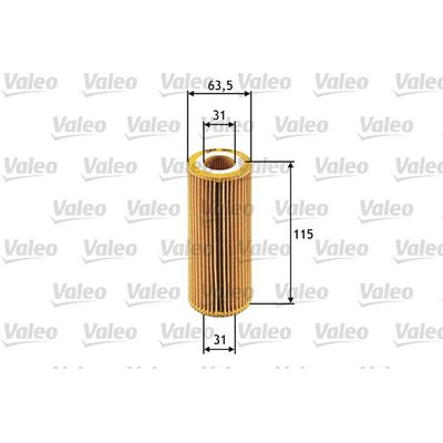 Yağ Filtresi  BMW 3 Serisi Sedan (E46)(1998->)  VALEO 586511