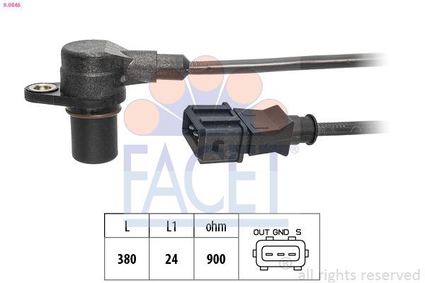 Eksantrik Devir Sensörü  FACET 9.0846