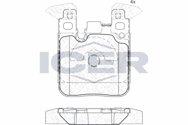 Fren Disk Balata Arka BMW 2 Serisi Coupe (F22)(2013->)  BMW ORJINAL 34216887576