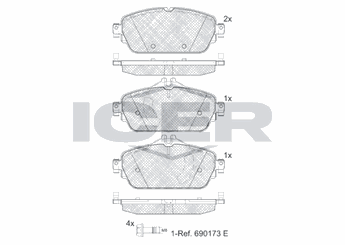 Fren Disk Balata Ön KALE BALATA 22031 193 15 MSH KD11  A0004209703 4204500 000 420 45 00 4208700 000 420 87 00 4208903 000 420 89 03 4209703 000 420 97 03 74204620 007 420 46 20 84203120 008 420 31 20 84203620 008 420 36 20 84203720 008 420 37 20 A0004204500 A0004208700 A0004208903 A0074204620 A0084203120 A0084203720
