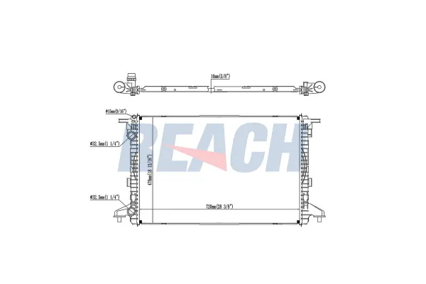 Su Radyatörü  Audi A5 Cabriolet (F5E)(10.2019->)  VEKA 16-2429B