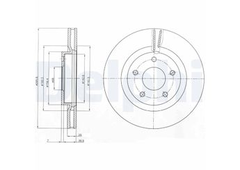 Fren Disk Ayna Ön Sağ ve Sol DELPHI BG4109C  40206JD00A 402061KC1A 40206-1KC1A 402061KC1B 40206-1KC1B 40206-JD00A 40206JG00A 40206-JG00A 40206JD00B 40206JG00B 40206JG00C 402064CL0A