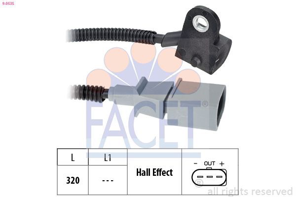 Eksantrik Devir Sensörü  Volkswagen Crafter Kamyonet (2F)(03.2006->2017)  TEKNOPARTS VW-SNS-011