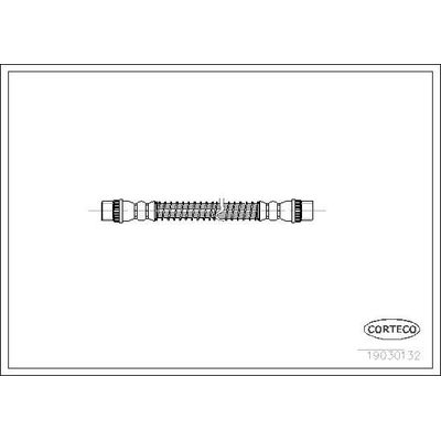 Fren Hortumu Arka Sağ veya Sol Citroen C5 Break (10.2004->)  CAVO C900 272A