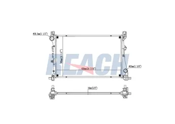 Su Radyatörü  ORİS 1843-4811  52052220 52015588