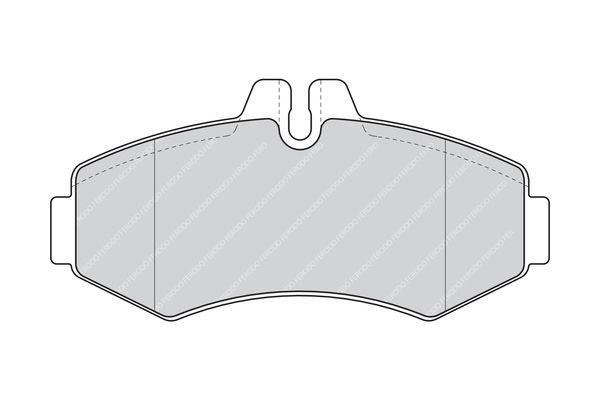 Fren Disk Balata Ön Mercedes V -Sınıfı (638)  MANDO MBF011184