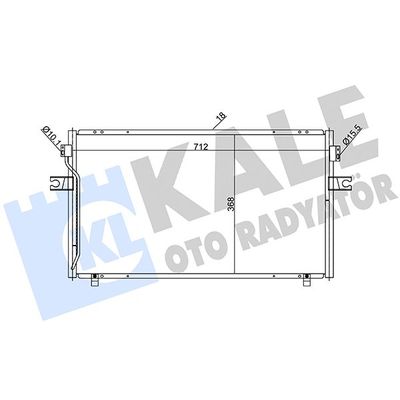 Klima Radyatörü  Nissan Maxima QX (A32)(10.1994->)  KALE 388400
