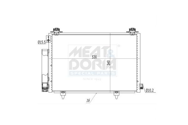 Klima Radyatörü  MGA 82570