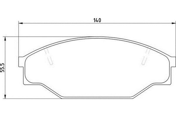 Fren Disk Balata Ön WONGA 271085