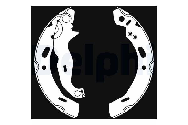 Fren Pabuçlu Balata Arka DELPHI LS2016