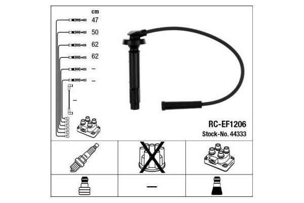 Buji Kablosu  NGK 44333