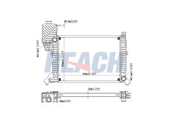 Su Radyatörü  FORD ORJINAL 8T168005BB  A9015001800 9015001800