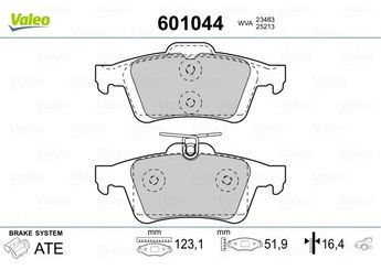 Fren Disk Balata Arka VALEO 601044  C2Y32648ZA 12799240 1324300 1683383 1 683 383 1360306 1566096 1683374 1753860 1765765 1805813 1809458 1820122 2252494 2 252 494 2271380 2 271 380 2039739 3M5J2M008A1A 3M5J-2M008A-1A 5134101 AV612M008AA AV61-2M008-AA AV612M008AB AV61-2M008-AB AV612M008BA AV61-2M008-BA BV612M007BA BV61-2M007-BA ME3M5J2M008AA ME3M-5J2M008-AA MEAV6J2M008BA MEAV6J-2M008-BA MEAV6J2M008CA MEAV6J-2M008-CA BPYK2648ZA9C BPYK-26-48ZA9C 30736610 30742031 31323501 31341327 8683615
