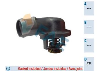 Terrmostat 87 °C  GVA 5175730  70121114 070 121 114