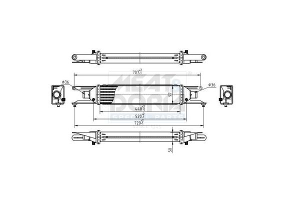 Turbo Radyatörü  FIAT ORJINAL 51785221