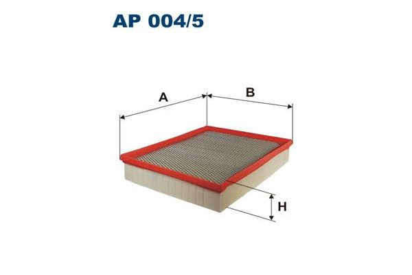 Hava Filtresi  Volkswagen Amarok (S6B)(08.2016->2020)  FILTRON AP 004/5